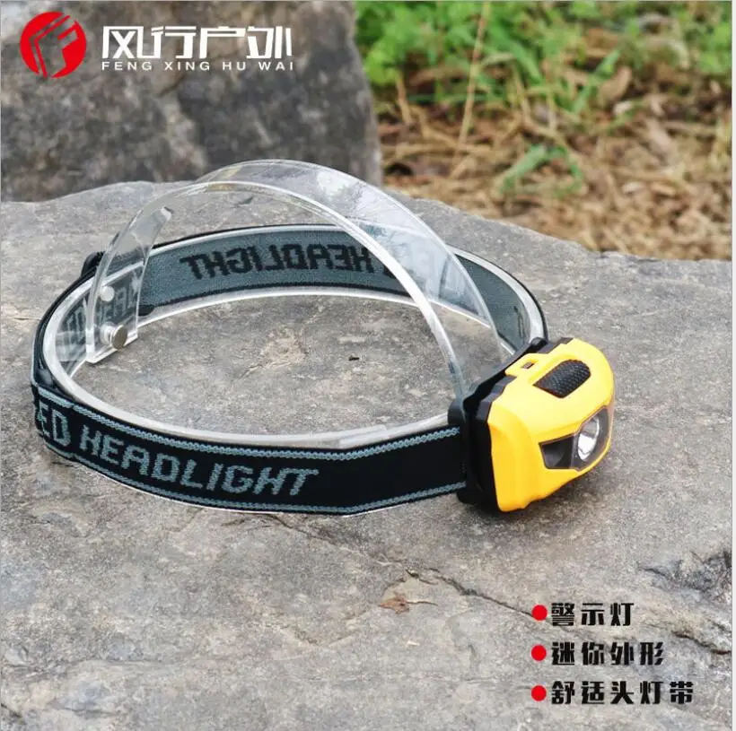 Mini Head Lamp 4 Mode Waterproof 600Lm R3+2 LED Flashlight Super Bright Headlight Headlamp Torch Lanterna with Headband Use 3AAA | Лампы и
