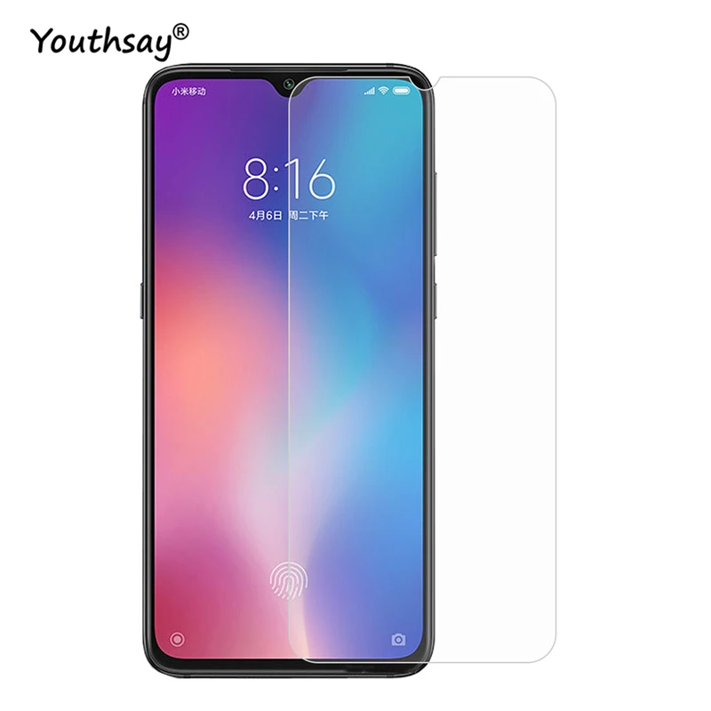 Защитное стекло для экрана Xiaomi Mi 9 2 шт. закаленное пленка 9H 6 39 дюйма|Защитные