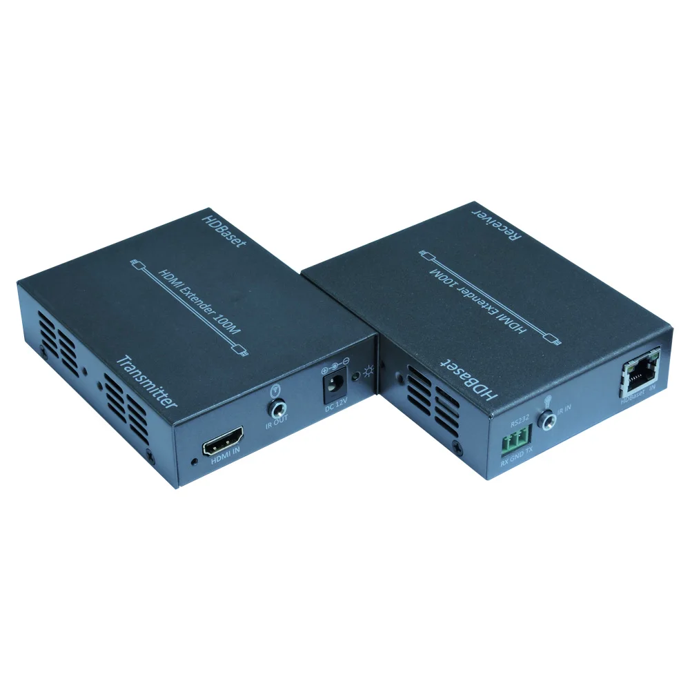 HDBaseT HDMI 100 метра удлинитель с IR hdmi RS 232 1080P до 70 м 3D 4kX2k метров POC односторонний