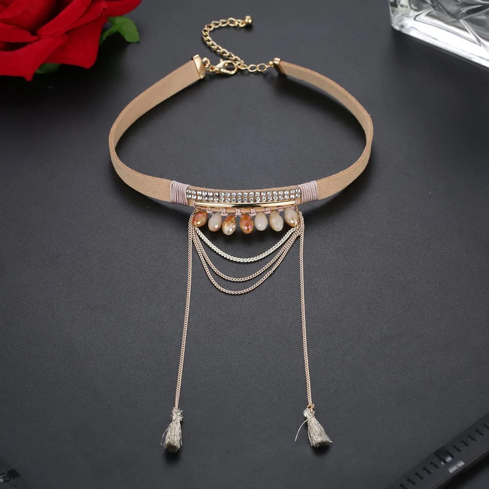 ZG многослойное колье со стразами, ожерелье для женщин, новинка Bijoux Maxi, массивное ожерелье, модное ювелирное изделие