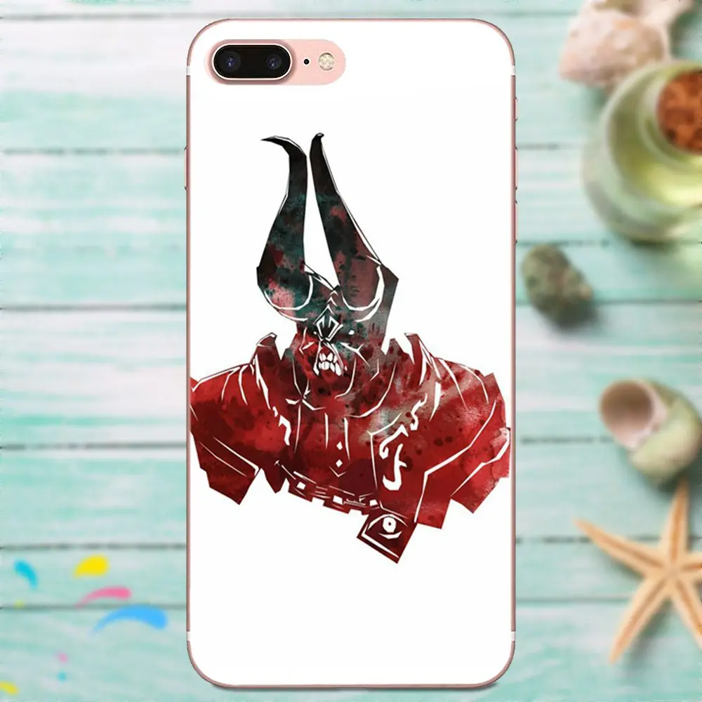 Мягкий чехол для мобильного телефона из ТПУ Game Doom Bringer Dota 2 Apple iPhone X XS Max XR 4 4S 5 5C 5S SE 6