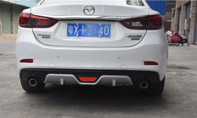 ABS Автомобильный задний багажник спойлер диффузор Выпускной бампер Защитная