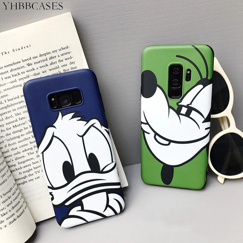 YHBBCASES пары телефон чехлы для samsung Galaxy S10 S8 S9 плюс крышка милый мультфильм животных мягкий чехол для samsung Note 8 9 чехол