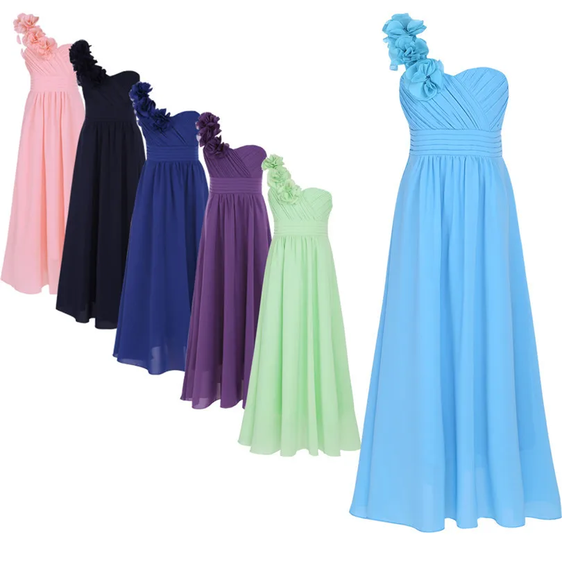 IEFiEL/высококачественное летнее шифоновое платье с цветами для девочек детское