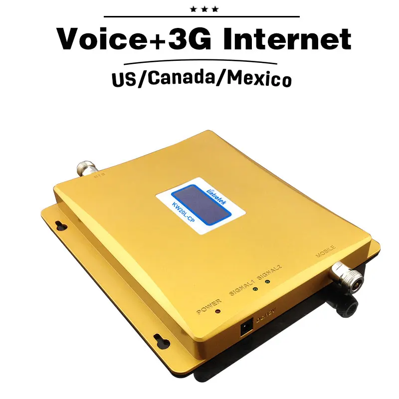2G 3G GSM 850 PCS 1900 двухдиапазонный ретранслятор 65 дБ UMTS МГц 4G LTE1900mhz Band 2 Усилитель