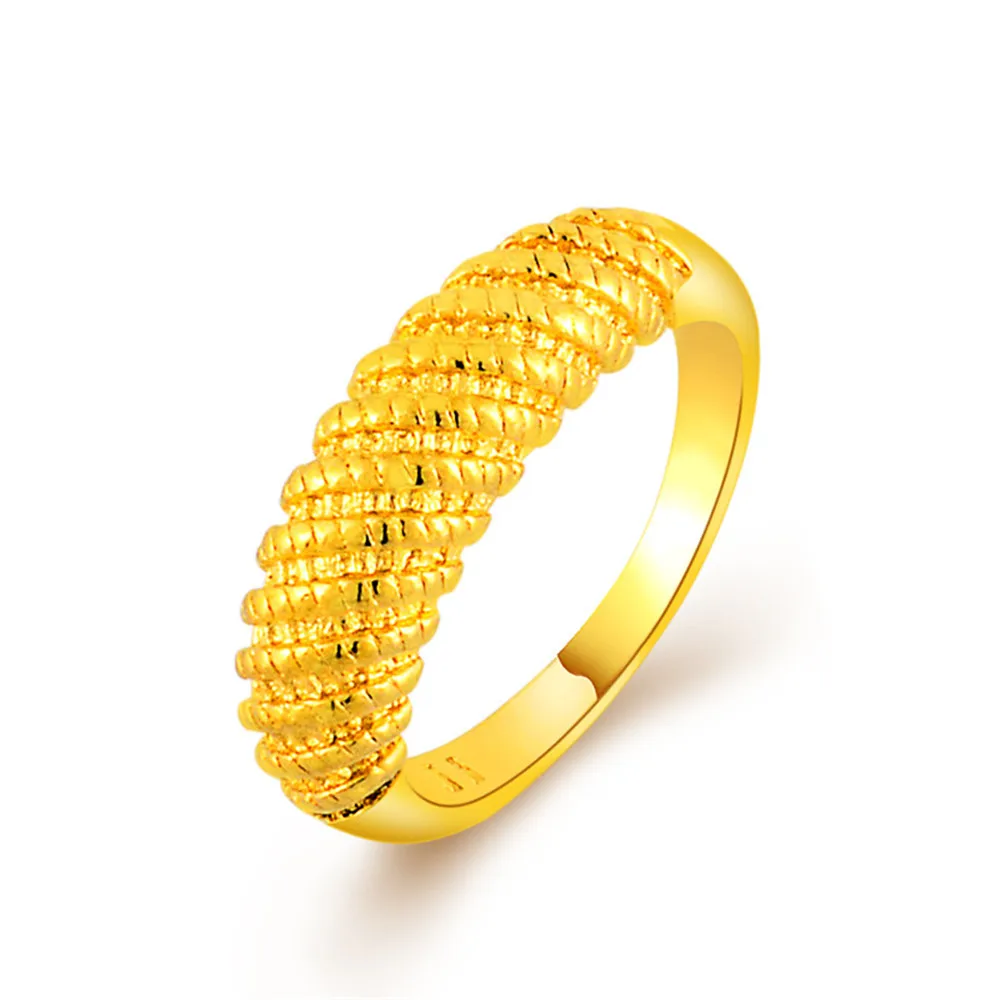 Женское кольцо с золотым кольцом винтажное обручальное простого стиля Ювелирное