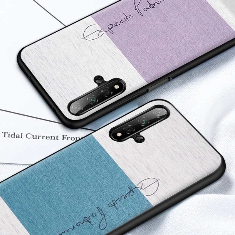 Чехол для Huawei Honor 20 Pro чехол защитный накладка оригинальные облегающие тканевые