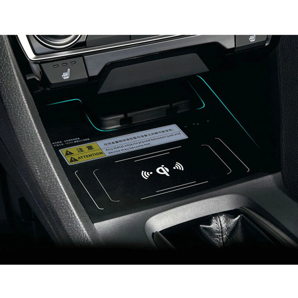 Induction Multi Protection Stable Portable Practical Car Central Console Electronic Storage Box Wireless Charger For Honda | Автомобили и