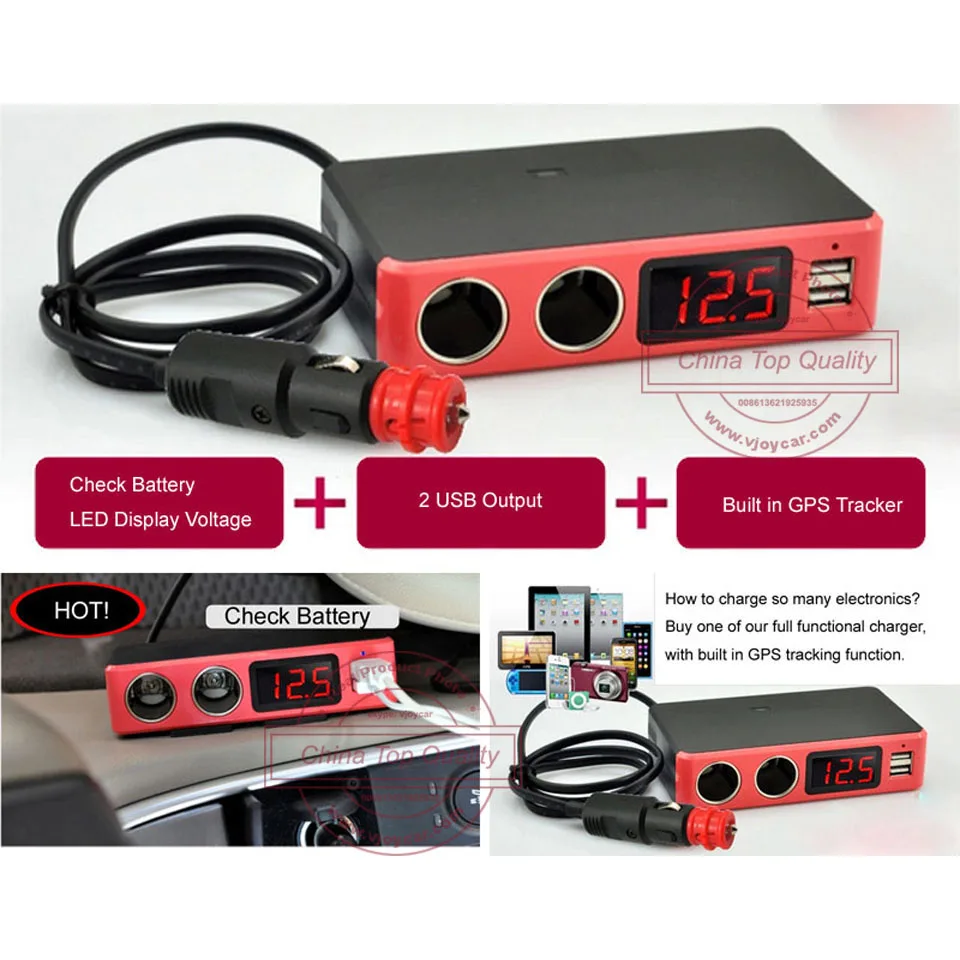 VJOYCAR C20T специально для авто gps трекер Plug and Tracking многофункциональный