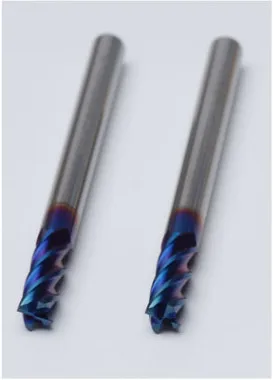 

JF 5pcs/set GEK&reamer Solid Carbide End Mill 4 Flutes Metric