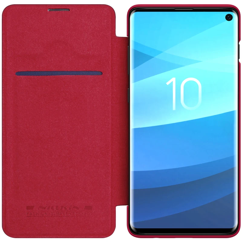 Новый чехол для Samsung Galaxy S10 NILLKIN из искусственной кожи флип-чехол телефона |
