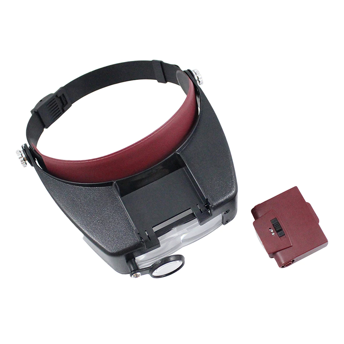 Лупа с 2 светодиодный светильник лампами увеличительное стекло Ювелирные