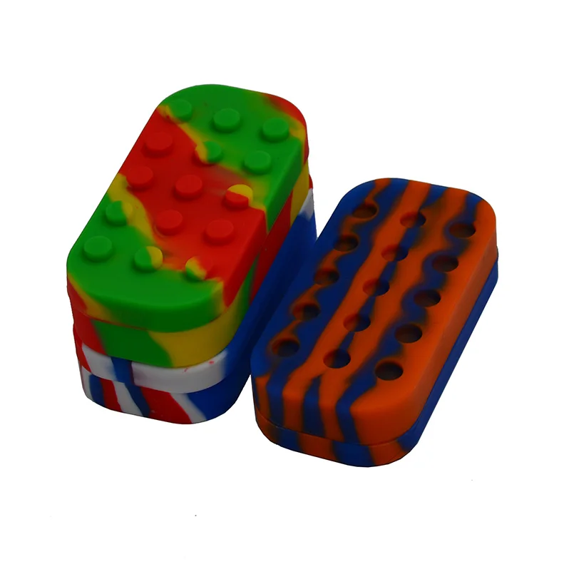 7 в 1 мульти Гладкий масло силиконовый контейнер для концентрата и антипригарное