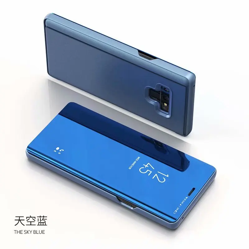 Для Samsung Galaxy Note 9 8 S8 S9 Plus J4 J6 A6 A8 2018 J7 Neo J3 J5 2017 A5 A7 чехол с откидной крышкой и зеркалом