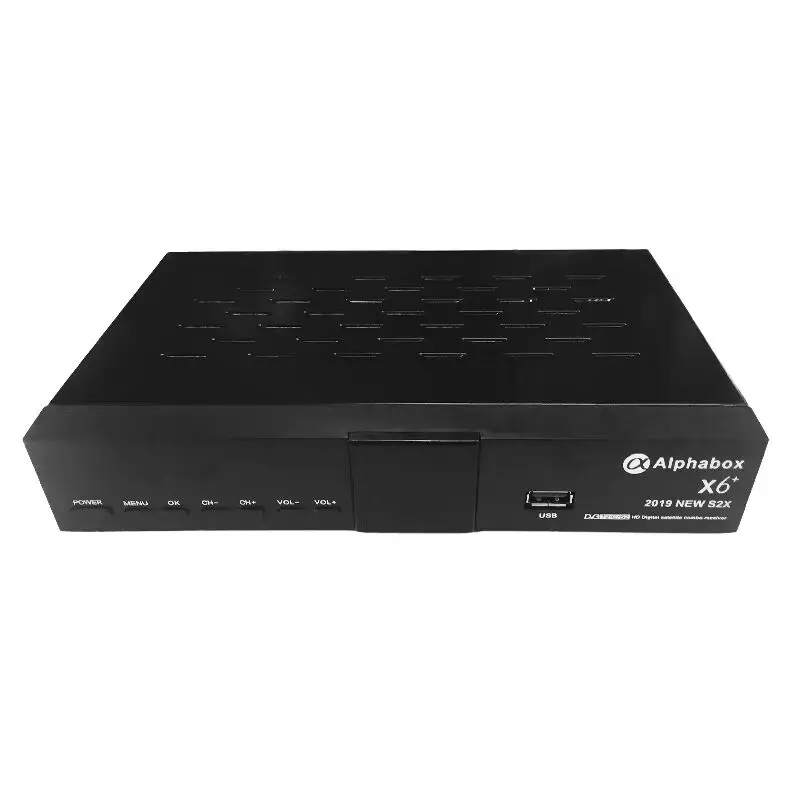 Новейший Alphabox X6+ комбо powervu Авто ролл DVB-T2/C/S2 комбо приемник с RF, Youtube
