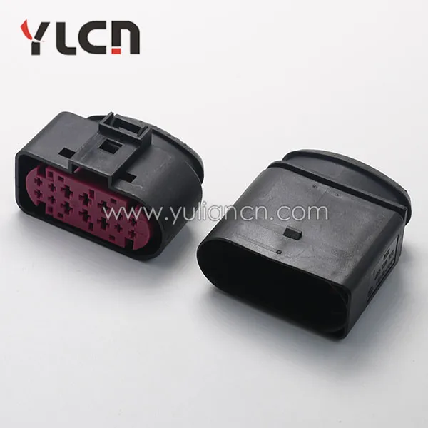 

5sets 14 pin way Male&Female xenon headlights lamp-socket power connector