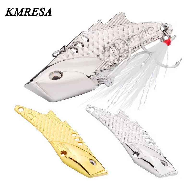 1Pcs Metal VIB 7g/10g/18g/26g Vibrant Hard Bait Long Casting Sinking Winter Fishing Lure Professional Wobbler | Спорт и развлечения