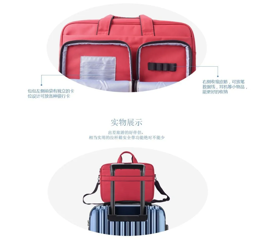 

Laptop Bag 15.6 14 13.3 Inch Laptop Bag Waterproof Pro for Notebook 13 15 Laptop Shoulder Bag Men Women Bag Laptop