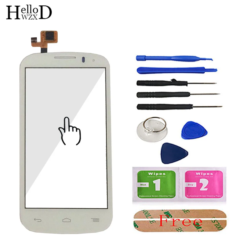 Сенсорный экран стекло для Alcatel One touch Pop C5 Ot5036 5036 5036D сенсор дигитайзер гибкий кабель сенсорный экран инструменты клей