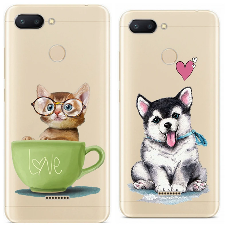 Силиконовый чехол для Xiaomi Redmi 6, чехол 5,45 'для Redmi 6 pro 5,84' с изображением кота, чехол для телефона Xiomi Redmi Redmi6 6 pro 6pro Fundas