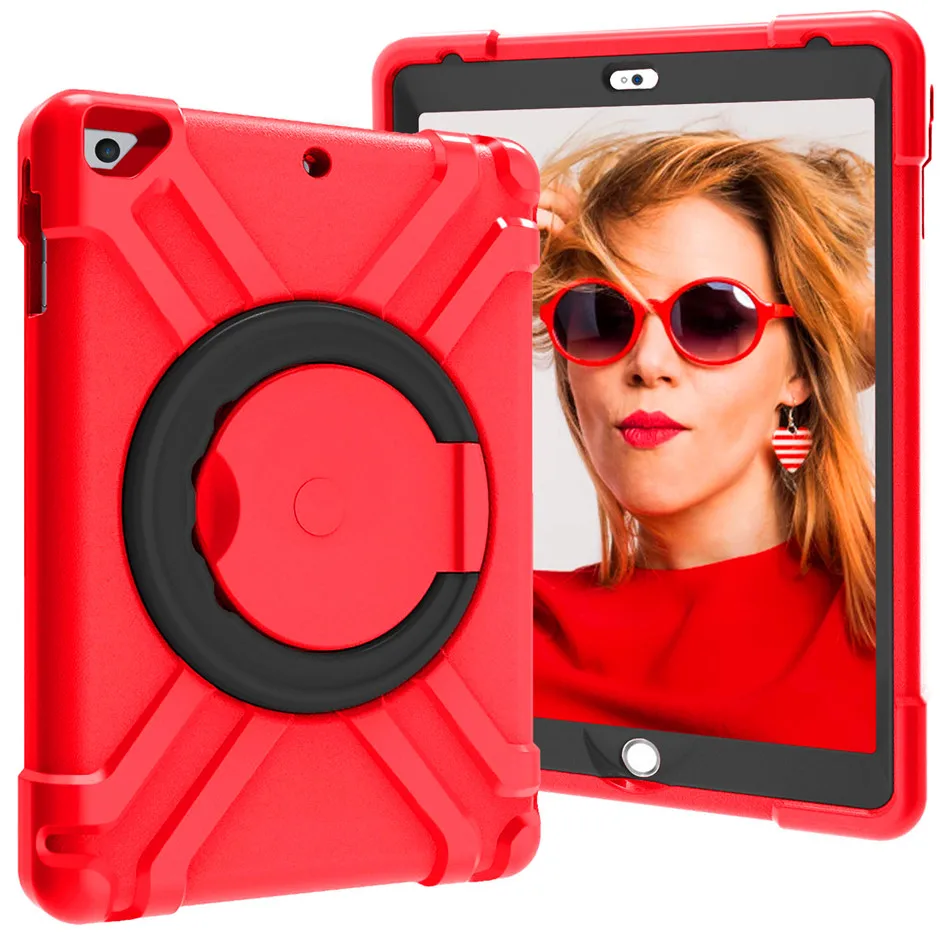 Чехол для iPad 9 7 2018 2017 чехол с поворотом на 360 градусов ударопрочный полноразмерный