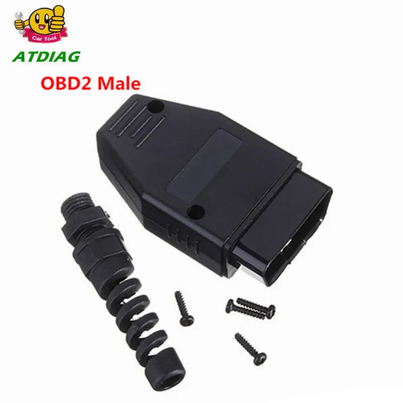 Кабель удлинитель ATDIAG OBD 16 контактный разъем OBD2 для диагностики