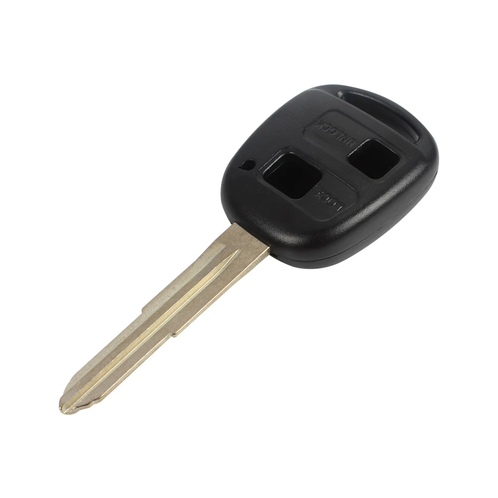 VDIAGTOOL 2 кнопки чехол брелок для Toyota Yaris Prado Tarago Camry Corolla TOY41 автомобильные