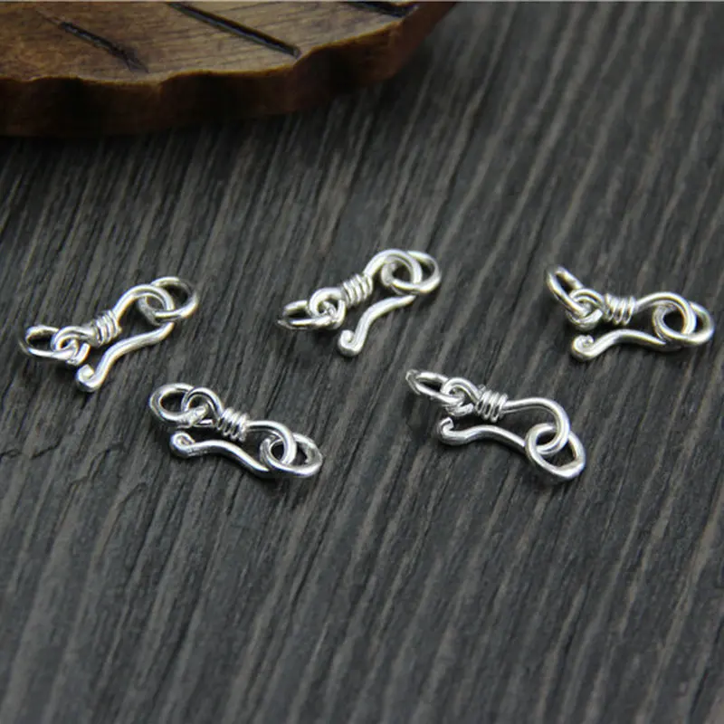 Пряжка с круглым креплением для браслета ожерелья ювелирных изделий 925 застежки