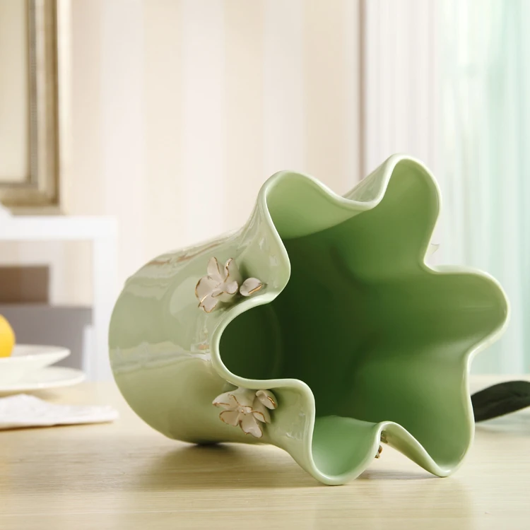 Керамическая ваза в форме буквы Керамика ручной работы корзина для цветов