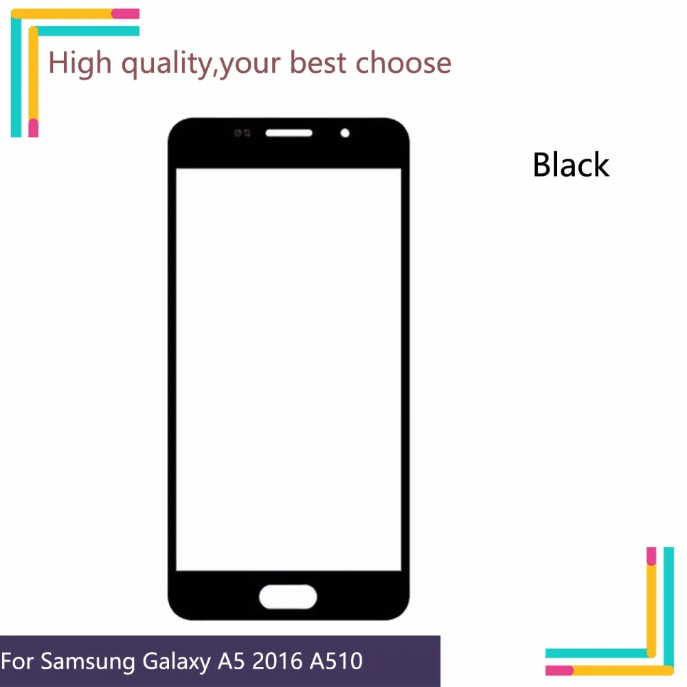 10 шт \ Лот для Samsung Galaxy A5 2016 A510 A510M SM-A510F A510F сенсорный экран стекло передней панели