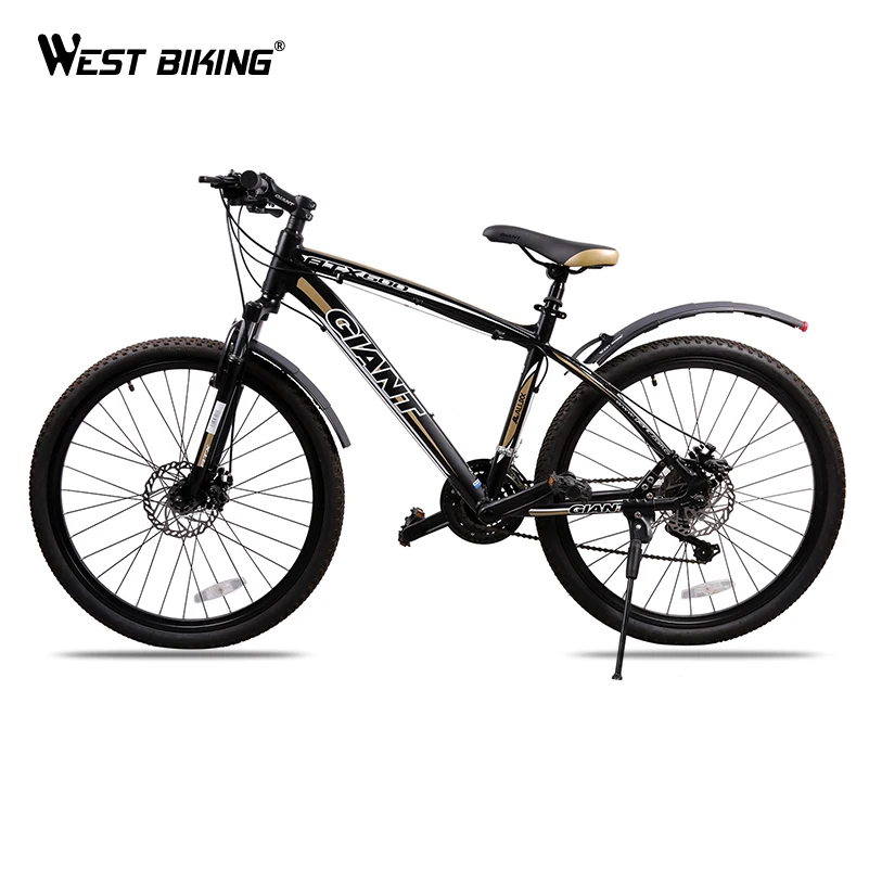 

WEST BIKING Bike Fender With Light Quick Release For Bicycle Road Bike Mudguard Fender Portable Bicycle Cycle Telescopic Fenders