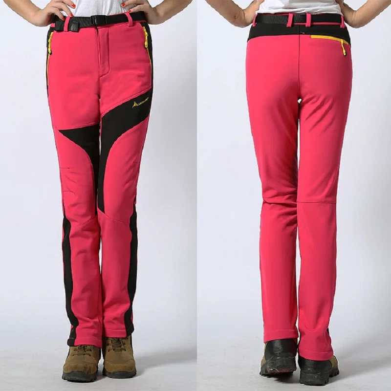 Женские зимние брюки для походов уличные спортивные с теплой подкладкой