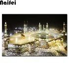 Diy алмазная живопись исламский священный пейзаж Бриллиантовая вышивка, религиозная Архитектура мусульманская мечеть вышивка крестиком Мозаика краски