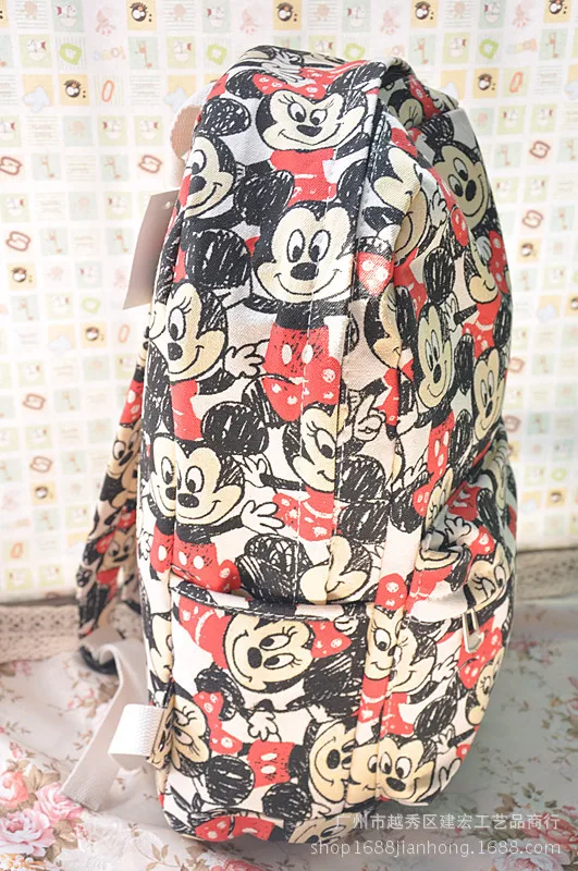 Disney Микки Маус мультфильм childrenl рюкзак мешок для школы сумка для отдыха начальной школы студент способа сумки Дорожная