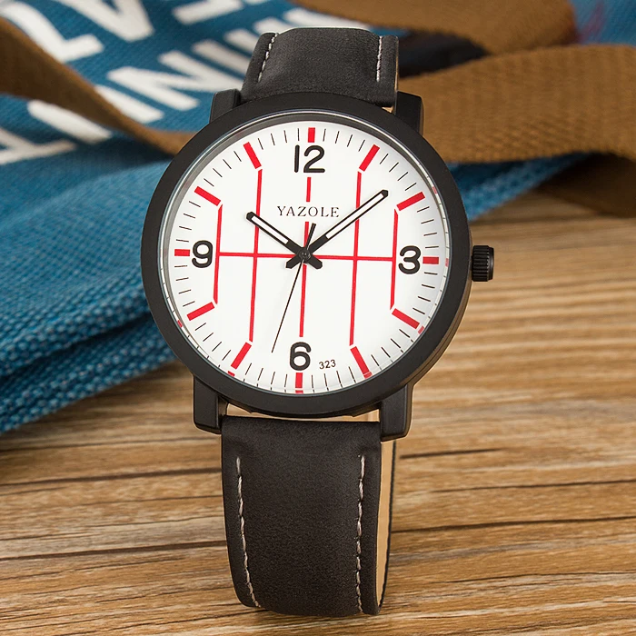 YAZOLE 323 relogio masculino feminino Super Cool Casual Couple Watches Stylish Simple Basketball line lovers watch Woman Man | Наручные