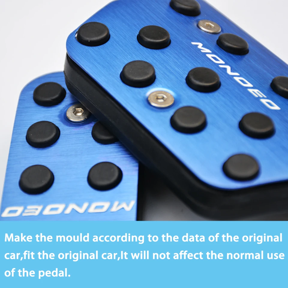 Mcrea Авто Нержавеющая сталь наклейки для Ford Mondeo MK5 ускоритель педаль газа для Ford автомобильные аксессуары