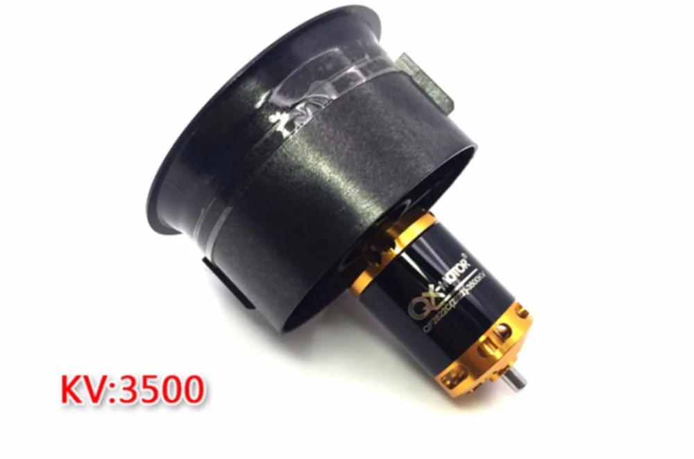12 лезвий QX 64 мм 4S EDF двигателя вентилятора 2822 3800kv 1 7 кг пуш ап или 3500kv 2 для RC самолет