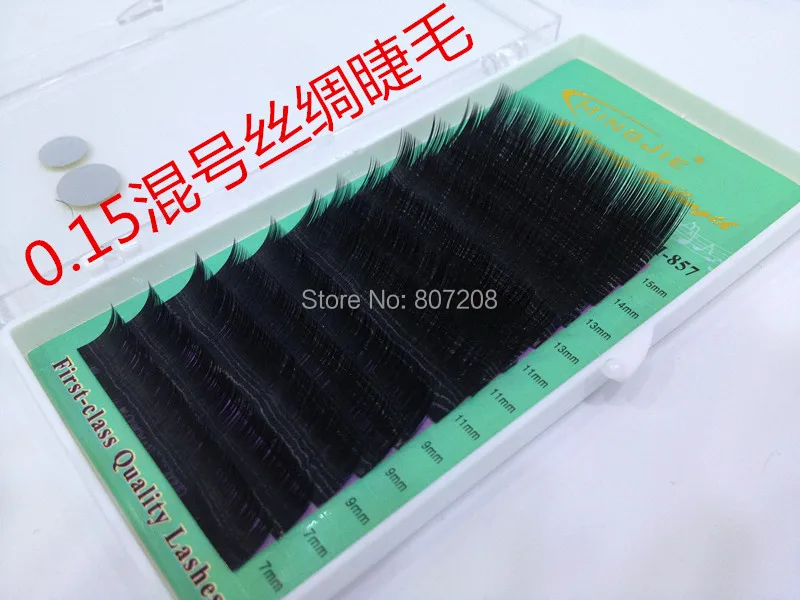 Ресницы для наращивания Mingjie C curl 0 15 мм 7-15 12 рядов | Красота и здоровье