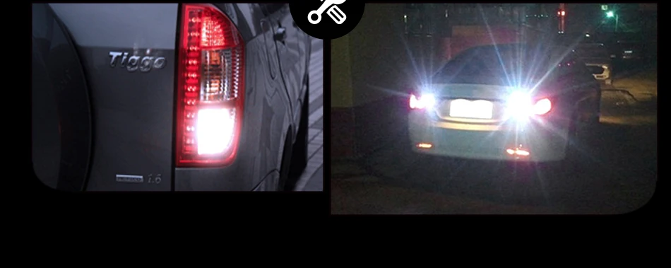 Hlxg 4 шт. Led BA15S 1156 P21W лампы габаритные фонари для автомобиля 12 в 6000K сигнальная лампа Поворотная сигнальная Тормозная лампа заднего хода автомобиля Стайлинг