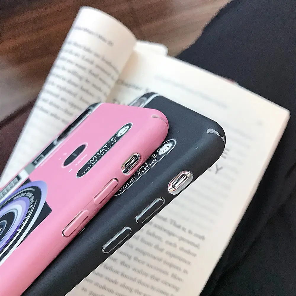 Чехол для телефона KISSCASE с рисунком камеры iPhone 7 Plus жесткий светящийся чехол из