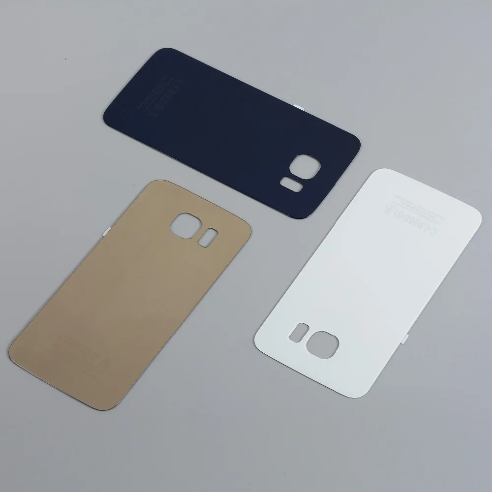 Стекло Корпус чехол с логотипом для Samsung Galaxy S6 G920F S6 край G925F S6 edge Plus G928F Батарея замена крышки задняя дверь