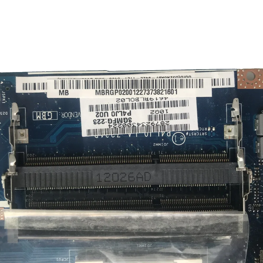 Материнская плата MBRGP02001 для ноутбука ACER 4830 4830T Мб. RGP02.001 P4LJ0 LA-7231P HM65 DDR3 полностью