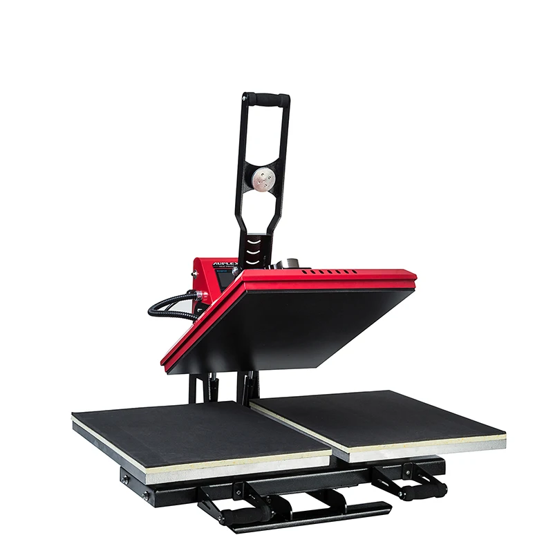 

New Design 40x50cm(16x20inch) Auto open Double Sided Plates LCD Control T-shirt Printing Heat Press Transfer Machine NO.AP1801