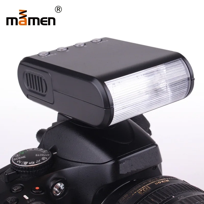 Вспышка для камеры MAMEN Универсальная Портативная мини вспышка фотостудии Canon Nikon