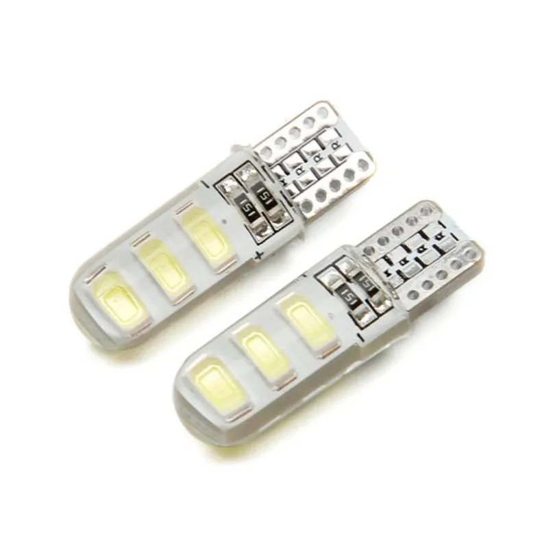 T10 W5W водонепроницаемый 5730 6 SMD 2 шт. боковой сигнал поворота номерного знака 2019