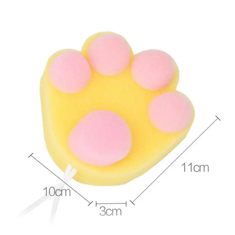 2 шт. губка для мытья посуды кошки лапы прекрасные кухонные принадлежности