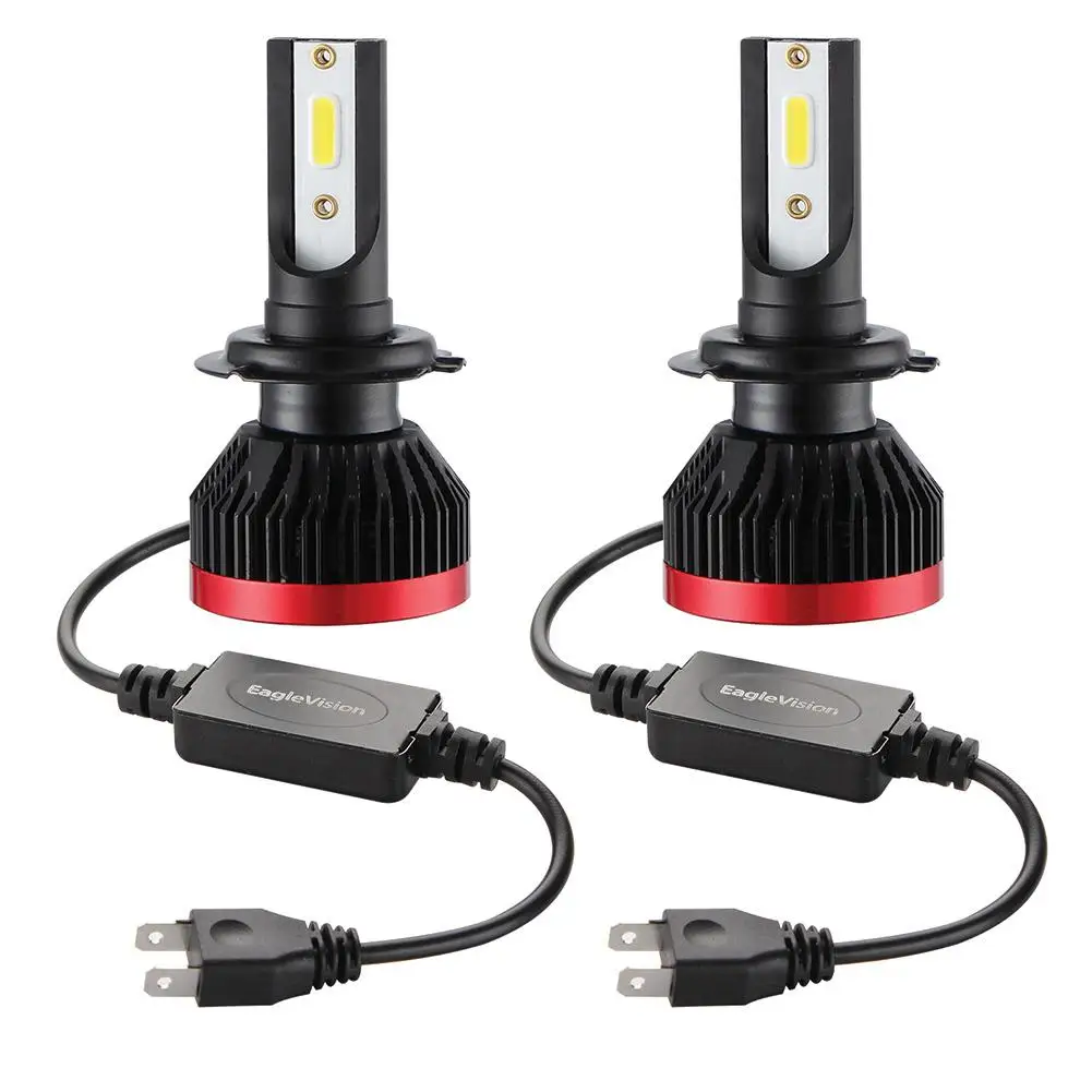 Adeeing 2 шт. мини светодиодные лампы фар автомобиля H11 H1 H8 H9 H3 9005/HB3 9006/HB4 100W 20000LM 6000 К фар автомобиля