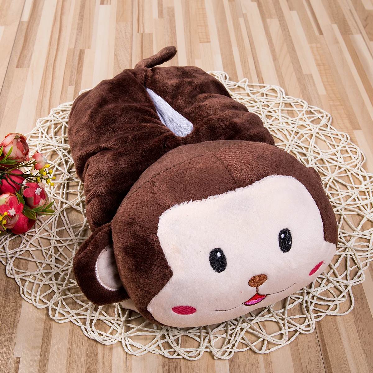 Macaque 1 шт. Милая кукольная коробка для салфеток, чехол для туалетной бумаги, держатель для салфеток, домашний декор для автомобиля - Название цвета: Macaque