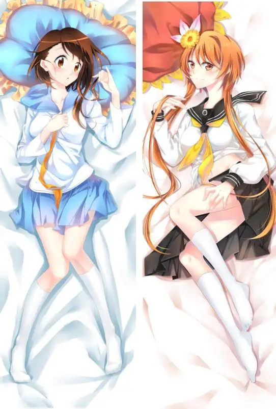 Японское аниме женский персонаж Nisekoi kirisaki chitoge симпатичная подушка для обнимания