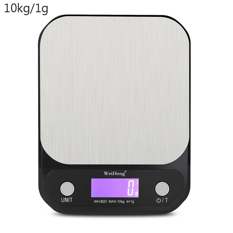 10kg 1g 1 шт., тонкие цифровые электронные весы с ЖК-дисплеем, нержавеющая сталь, АБС-пластик, пищевые весы, высокая точность, бытовые кухонные весы, 10 кг/3 кг/5 кг - Цвет: 10kg 1g